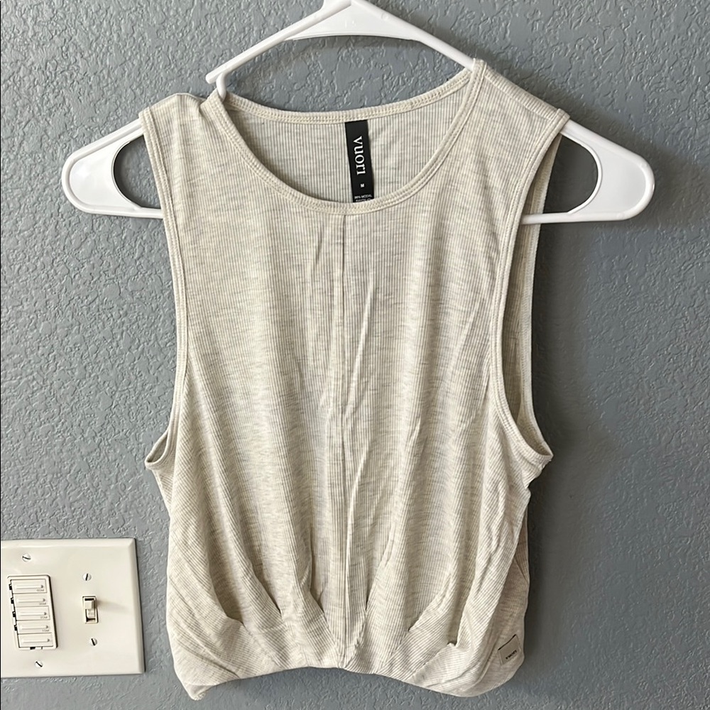 Gray Sleeveless Women's Top